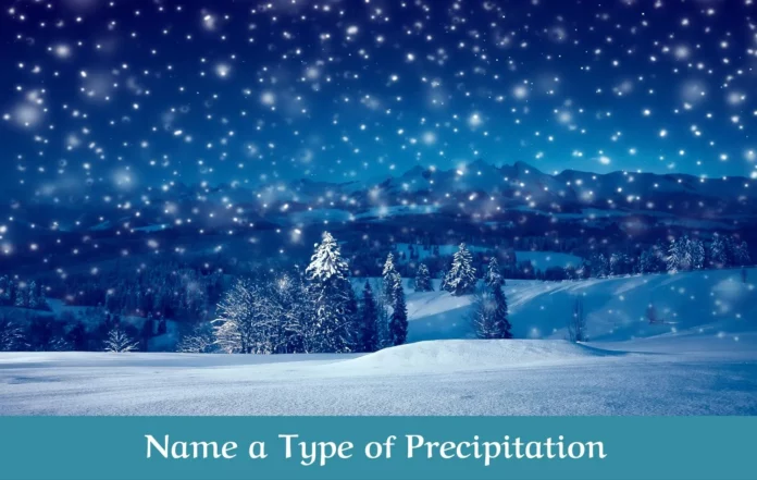 Name a Type of Precipitation