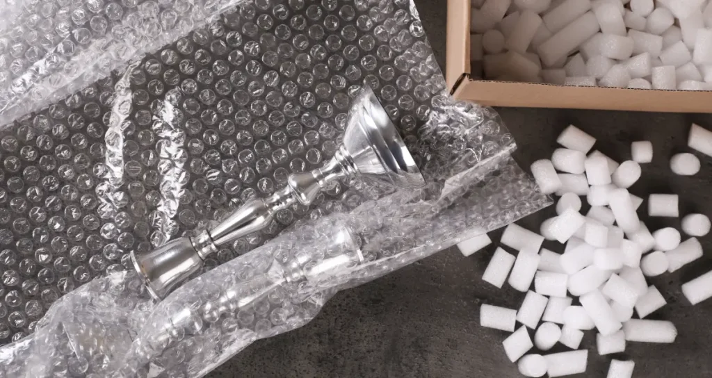 Bubble Wrap and Packing Peanuts