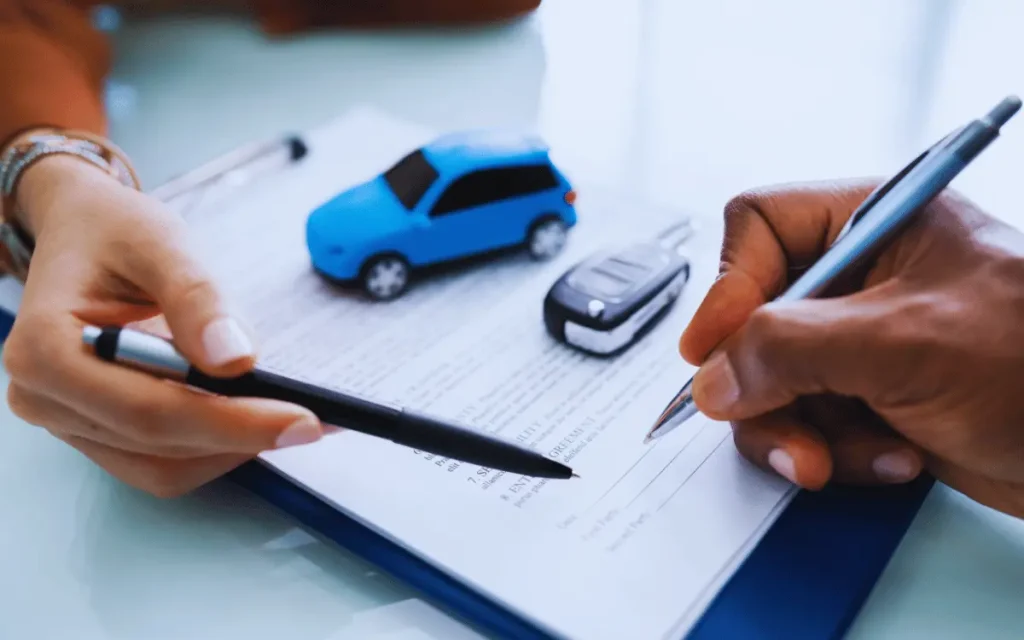 car financing document