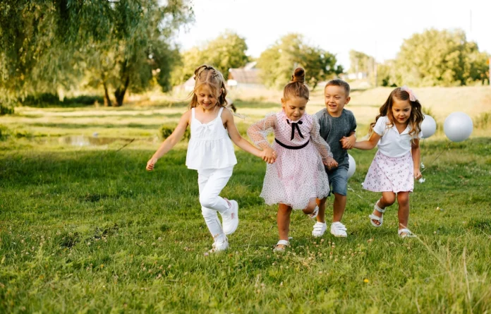 Children playing