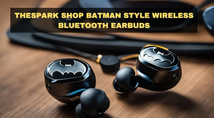 TheSpark Shop Batman Style Wireless Bluetooth Earbuds TheSpark Shop Batman Style Wireless Bluetooth Earbuds