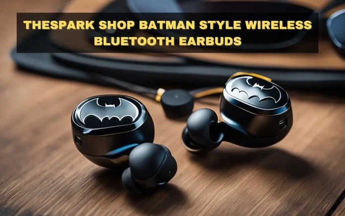 TheSpark Shop Batman Style Wireless Bluetooth Earbuds