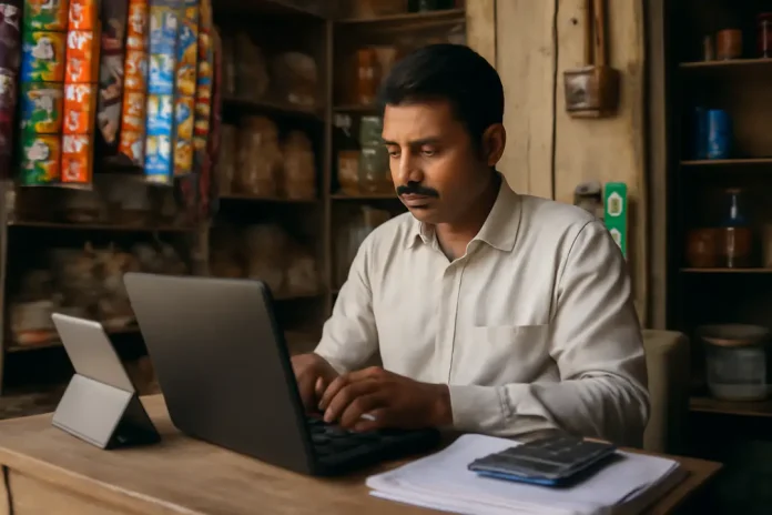 Digitizing Business Operations in Semi-Urban India