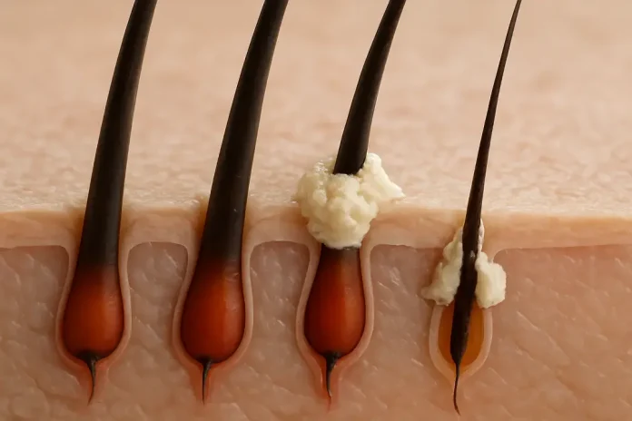 How Scalp Build-Up Contributes to Hair Thinning