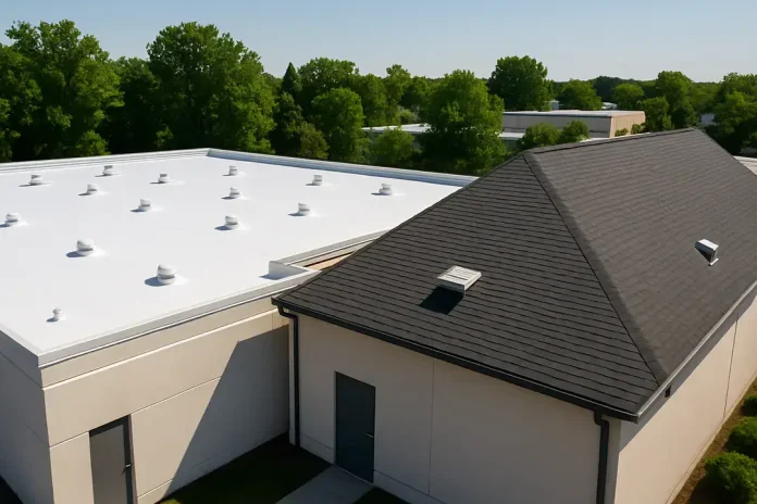 Commercial Roofing Options: Flat vs. Sloped Systems