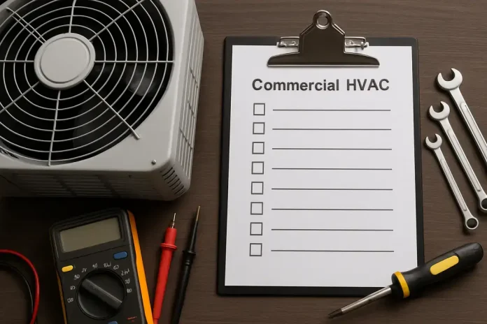 Commercial HVAC Maintenance Checklist Every Facility Manager Should Follow