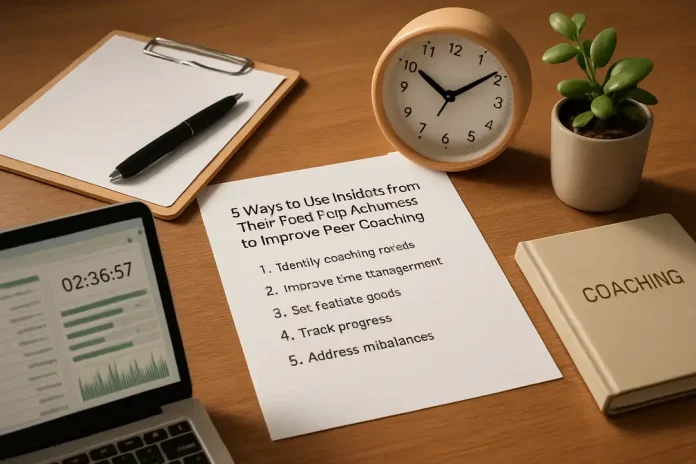 5 Ways to Use Insights from Time-Tracking Software to Improve Peer Coaching