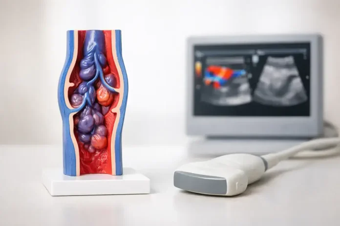 1771517872100_5629 Varicose vein model with ultrasound probe